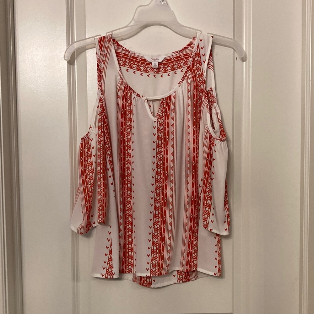 Candie’s Pink & White Blouse